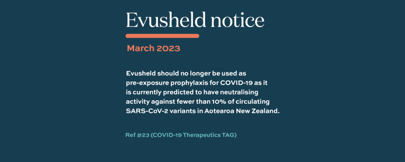 Evusheld notice